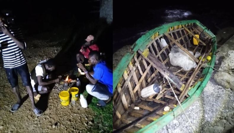 Habitantes de Santiago de Cuba rescataron a cinco pescadores haitianos tras días a la deriva