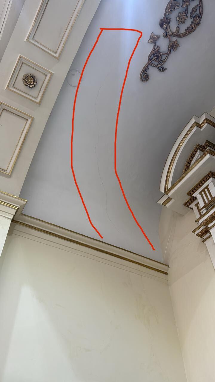 El sismo de magnitud 6,4 sacude la Basílica de Chiquinquirá durante una misa en Boyacá - crédito redes sociales