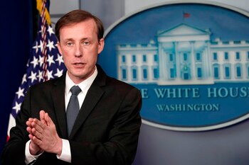 El asesor de Seguridad Nacional de la Casa Blanca, Jake Sullivan (Foto: EFE/Yuri Gripas)