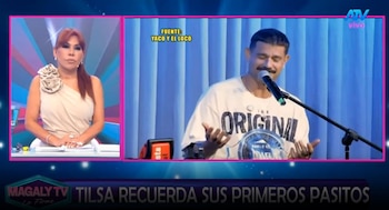 Tilsa Lozano revive episodio con Yaco Eskenazi y Magaly Medina la lapida: “Esto habla mal de ti”. Captura: Magaly TV La Firme.