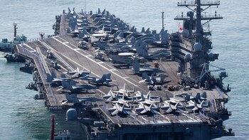 El portaaviones USS Ronald Reagan