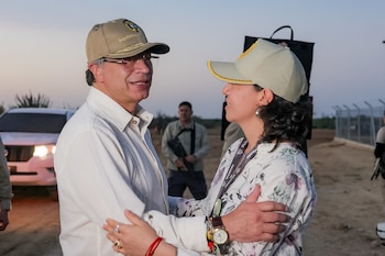 El presidente Gustavo Petro estuvo