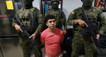Pablo Adrián Hidalgo Tuárez fue capturado por las fuerzas ecuatorianas. (Expreso)