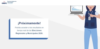 ONPE prepara web para conocer los resultados de las Elecciones Regionales y Municipales