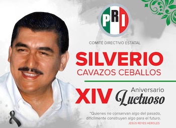 Ficha en homenaje al exgobernador,