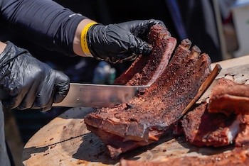 Los visitantes del Airshow Ilopango