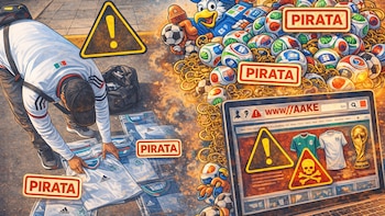 Cuidado con las ofertas del Mundial: SSPC advierte sobre sitios web clonados y productos piratas en las calles
