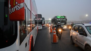 Protesta y colapso en la Autopista Bs.As.-La Plata