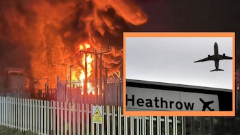 Grave incendio en el aeropuerto