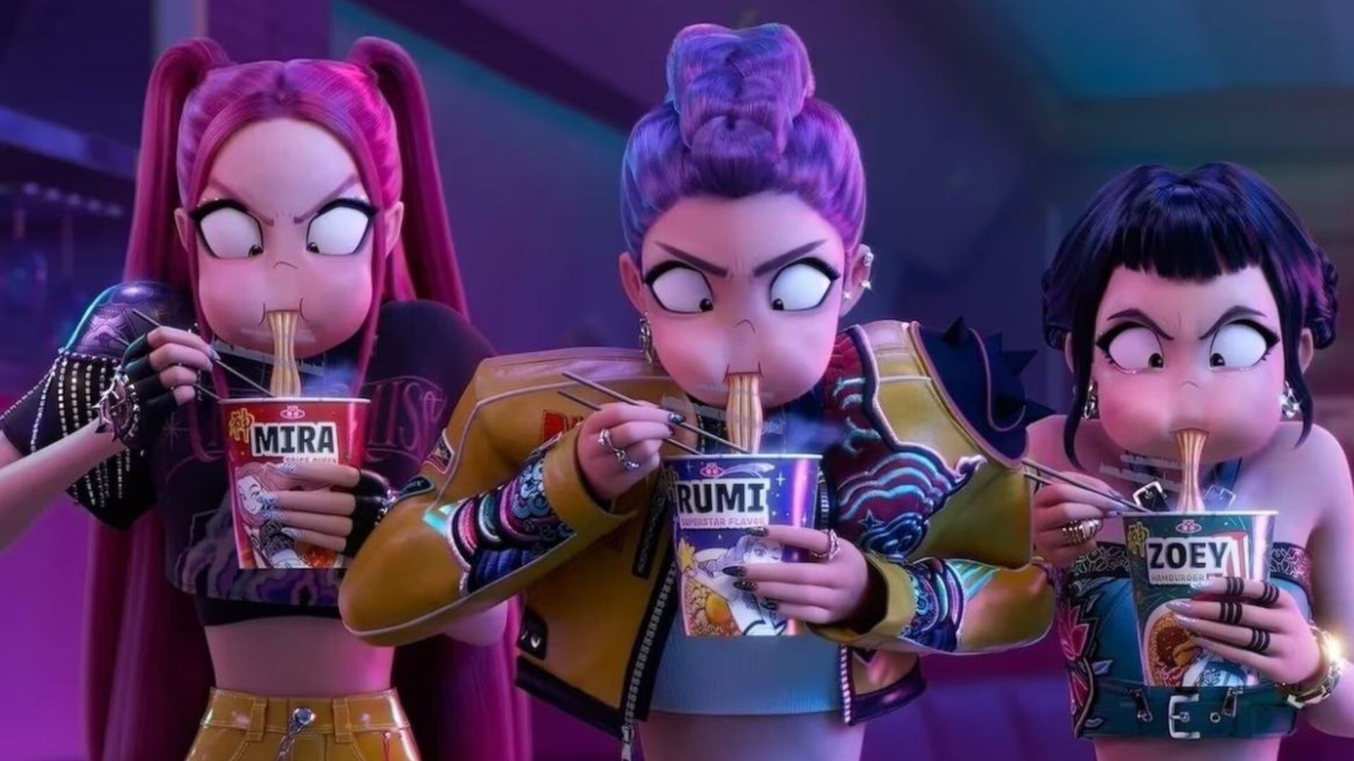 Las Guerreras Kpop dentro de las principales conversaciones de YouTube. (Sony Pictures)