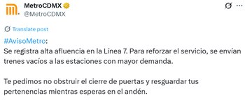 Avance en tiempo real de