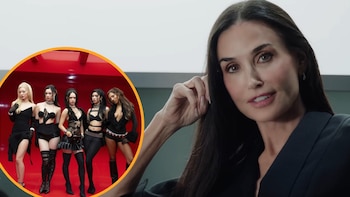 Después de casi 30 años, Demi Moore regresó a los videoclips: así fue su inesperado cameo junto a KATSEYE