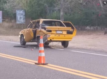 El accidente se reportó pasadas