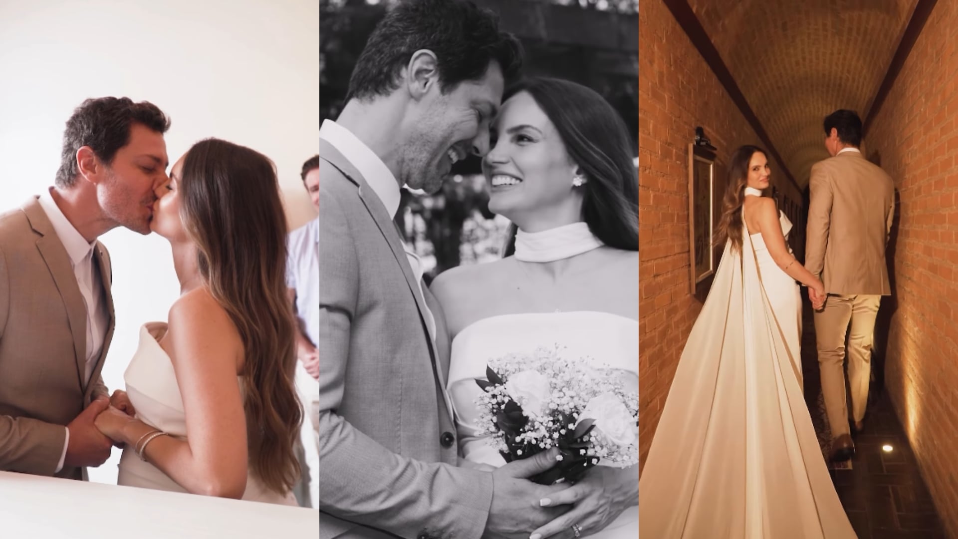Carol Reali y André Bankoff formalizaron su relación con una ceremonia civil en Brasil. IG/ Carol Reali