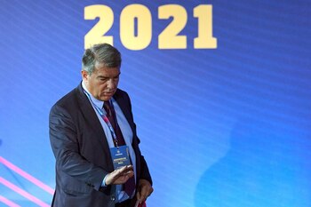 El presidente del FC Barcelona,