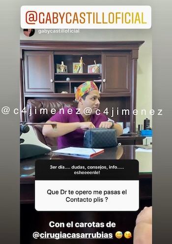 La influencer contestó en Instagram