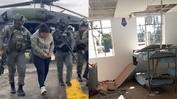 El Ejército Nacional y la Policía capturan a alias Francisca, presunta líder logística del ELN, en Saravena, Arauca - crédito prensa Ejército Nacional