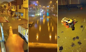 Villa El Salvador: declaran emergencia por inundaciones y anuncian obras para solucionar colapso del colector. Captura: Facebook.