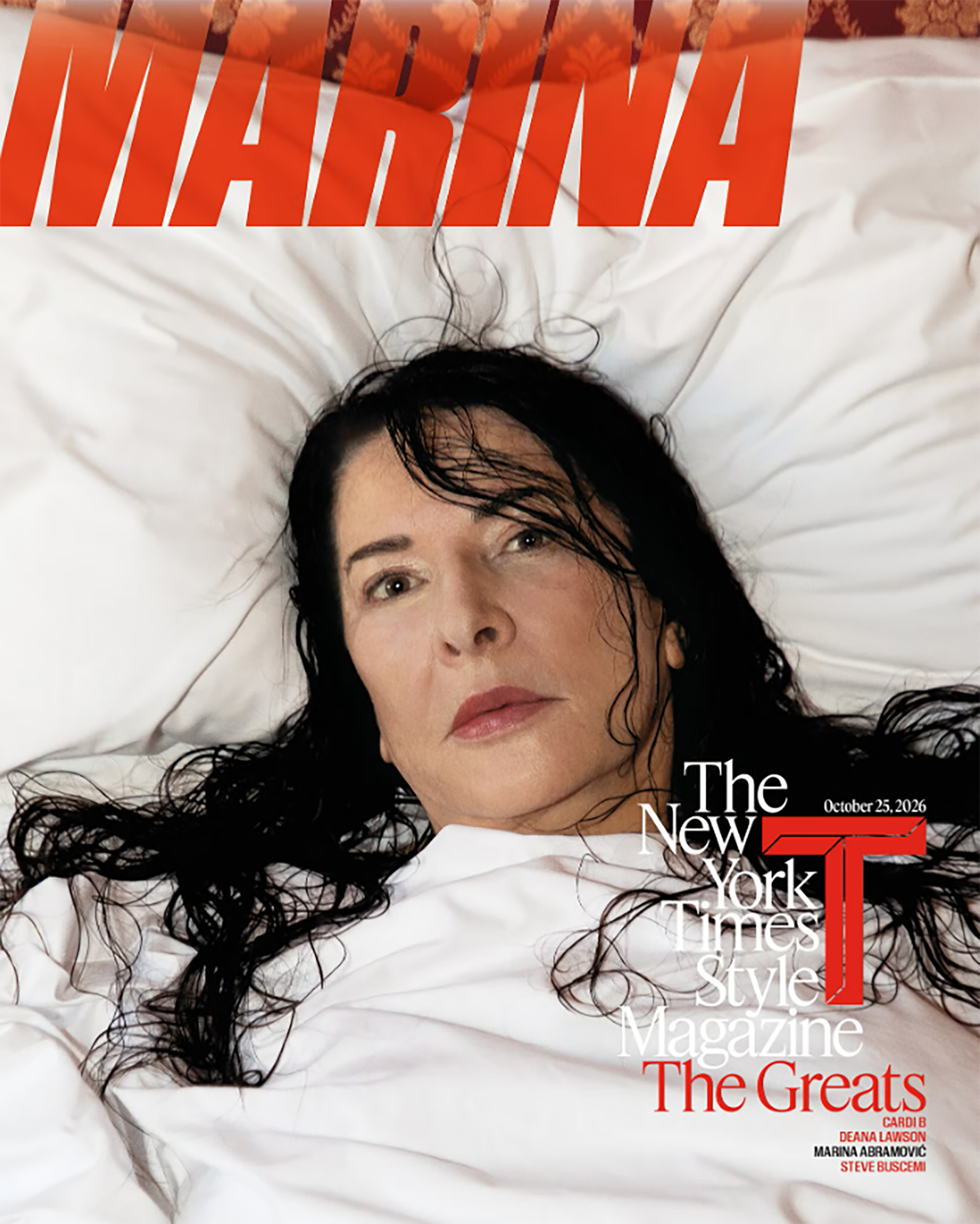 Abramovi en la portada del número Greats del NYT (Danko Steiner)