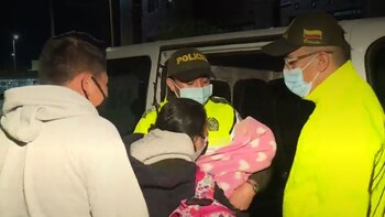 Bebé fue raptada en Bogotá