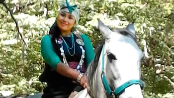 Betty-Colhuan-chamana-caballo-blanco-villa mascardi