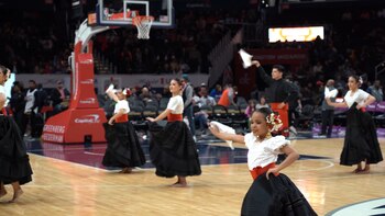 La presentación de la marinera