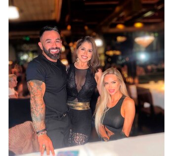 Raúl Sotelo y Luciana Salazar