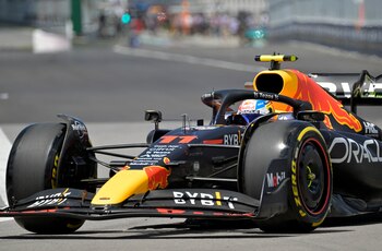 El RB18 de Sergio Pérez