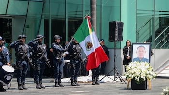 Rinden homenaje a Marcelo Vázquez, policía de Protección Federal asesinado en Matamoros