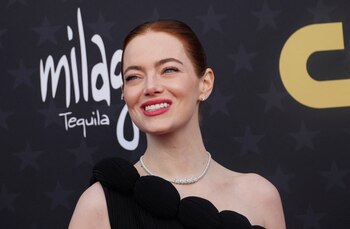 Emma Stone se mostró sorprendida