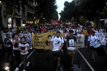 Hubo marchas en diferentes sectores