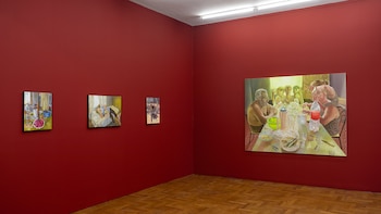 Al inicio de la muestra,