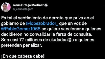 El perredista rechazó las declaraciones