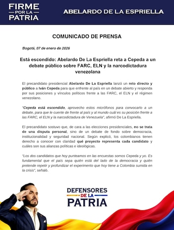 El llamado al debate pretende