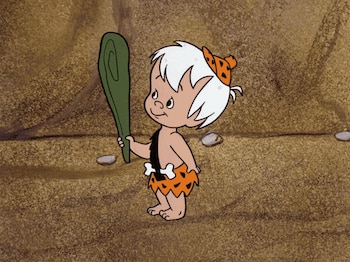 Bam-Bam es conocido en 'Los Picapiedra' por su gran fuerza física. (Captura de video)