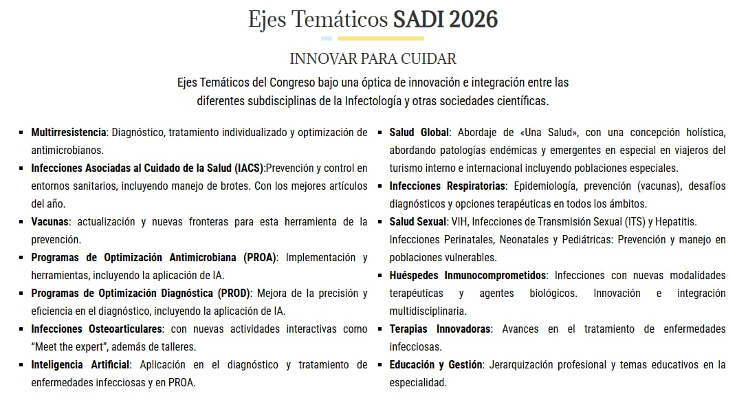 La temática del congreso 2026