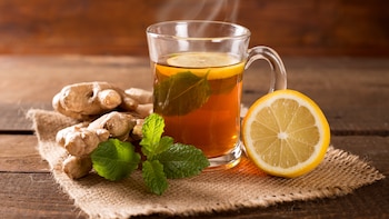 Infusión de jengibre (Shutterstock)