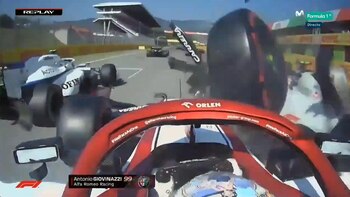 Susto en la Fórmula 1