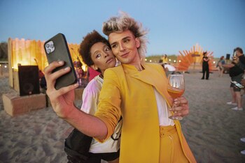 Jorge Rey siempre alegre y