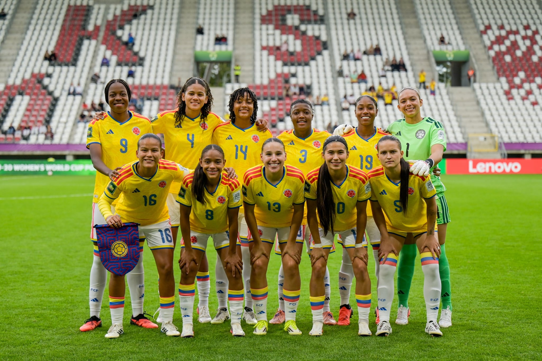 La selección Colombia asegurará el pase a los octavos de final del Mundial Femenino Sub-20 si logra un triunfo o un empate ante Portugal-crédito Federación Colombiana de Fútbol