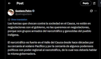 Gustavo Petro habló de la