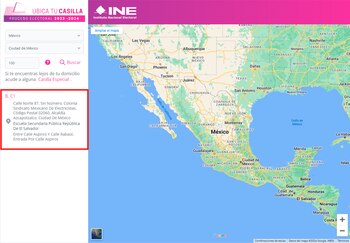 Pasos para ubicar tu casilla