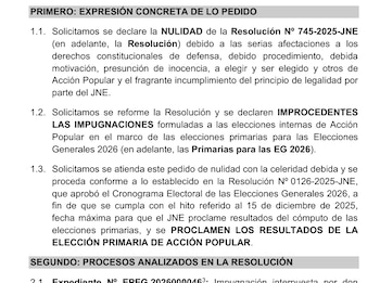 Pedido de Acción Popular