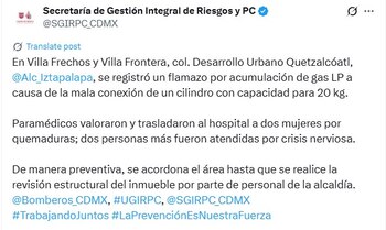 Se reporta explosión en alcaldía