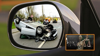 Imagen de un accidente de