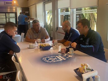 Reunión entre Chiqui Tapia y Mascherano