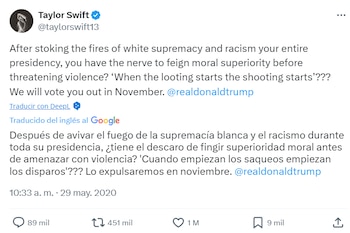 A pesar de que Taylor