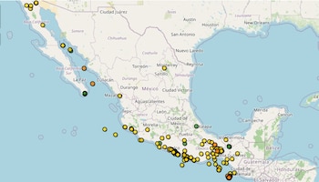Reporte matutino de sismos del 16 de mayo. (SSN)
