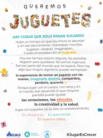 El lema de la campaña es “Hay cosas que solo pasan jugando”