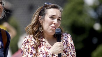 La esposa y padres de